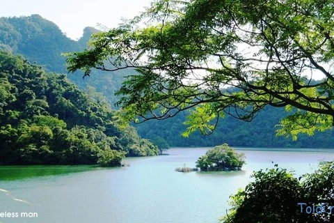 Le lac de Ba Bê. Source: Internet
