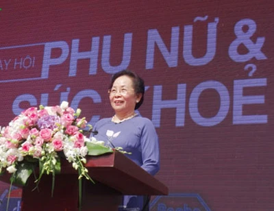 La vice-présidente Nguyen Thi Doan.