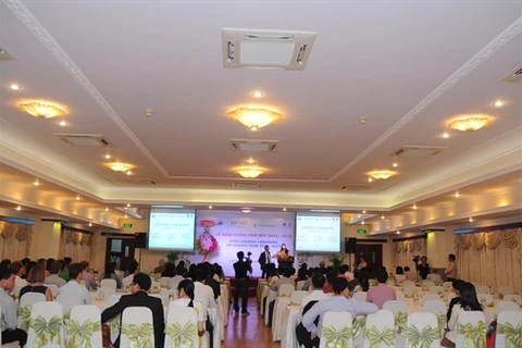 Cérémonie de rentrée scolaire de l'année académique 2014-2016 du CFVG, le 29 septembre à Hô Chi Minh-Ville. Photo : CFVG