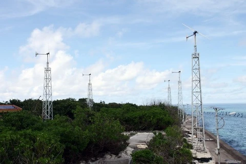 L'île Truong Sa Lon (Grande Truong Sa). Photo : VNA