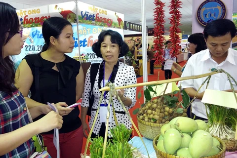 La foire des produits agricoles pour l'exportation du Vietnam 2014. Photo : VOV