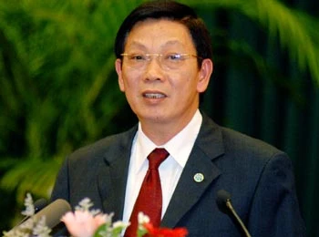 Le président du Comité populaire de Hanoi, Nguyên Thê Thao. 