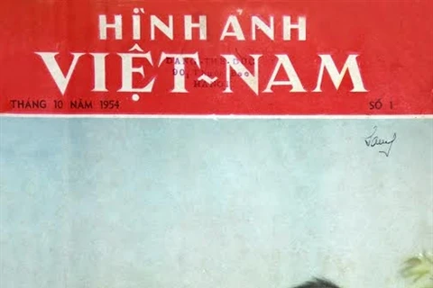 Le Numéro 1 intitulé «Les images du Vietnam» publié le 15 octobre 1954. Photo : VNP