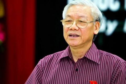 Le secrétaire général du Parti communiste du Vietnam Nguyen Phu Trong. (Source : VNA)
