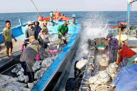 La pêche à l'extérieur du golfe du Bac Bo. (Source: VNA)