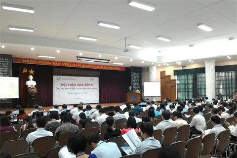 Conférence «Modèle CDIO : du projet pilote à sa généralisation», organisée à Hô Chi Minh-Ville le 12 décembre. (Source : VNA)