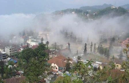 Sapa est un bourg magique plongé dans la brume.Photo : internet