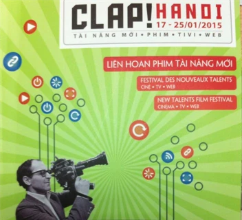 Poster du Festival du film Clap qui se tiendra du 17 au 25 janvier à l’Espace à Hanoi.