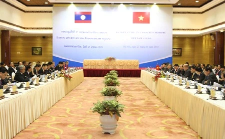 37e session du Comité intergouvernemental Vietnam – Laos. (Source: VGP)