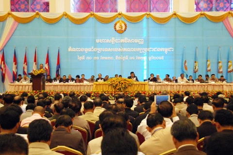 Congrès extraordinaire des représentants du Parti du peuple cambodgien. Photo: VNA