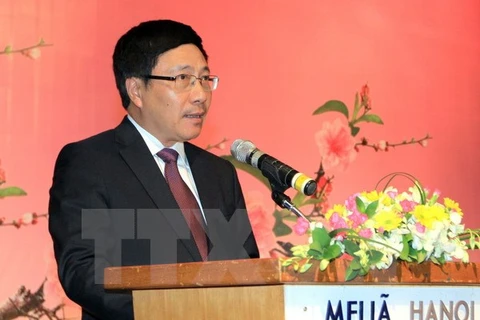 Le vice-Premier ministre et ministre des Affaires étrangères Pham Binh Minh. (Source: VNA)