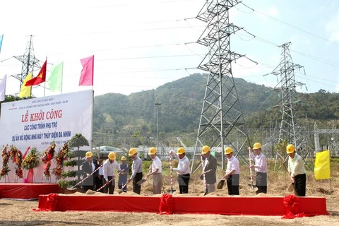 Mise en chantier du projet d'agrandissement de la centrale hydroélectrique de Da Nhim. Photo: VNA