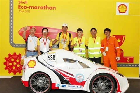 L'équipe LH-Gold Energy, de l'Université Lac Hông d’Hô Chi Minh-Ville. 