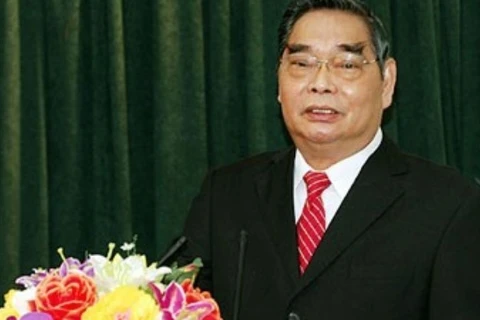 Le Hong Anh, membre du Bureau politique et permanent du Secrétariat du Comité central Parti communiste du Vietnam. (Source : VNA )