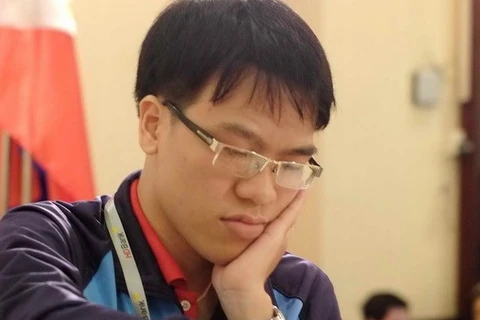 Le grand maître d'échecs vietnamien Le Quang Liem. Source: VNA
