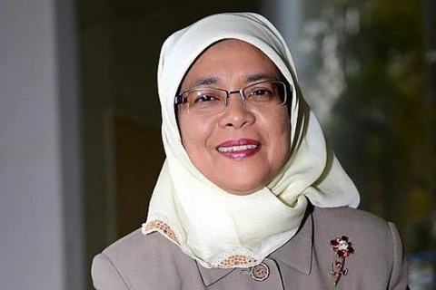 La présidente du Parlement de Singapour, Halimah Yacob. Photo: straitstimes.com