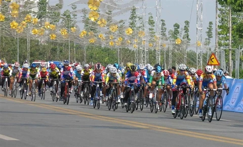 La 27e course cycliste «Coupe de la télévision de Hô Chi Minh-Ville» commencera le 11 avril à Hanoi. Photo : Hai Au/VNA