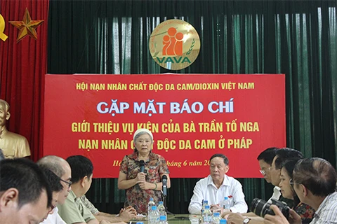 Tran To Nga lors d'une rencontre avec la presse. Source: VOV