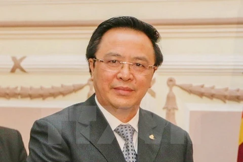 Le chef de la Commission des Relations extérieures du CC du Parti communiste du Vietnam Hoang Binh Quan. 