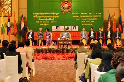 La vue d'ensemble de la conférence tenue jeudi, à Phnom Penh. Photo: NDEL. 