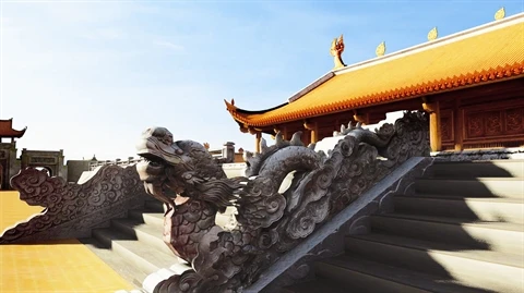 Hanoi fera revivre le palais de Kinh Thiên sous forme 3D en 2016. Photo : internet