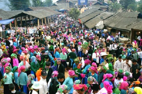 Le marché de l’amour de Khau Vai 2015 aura lieu du 13 au 16 mai prochain dans le district de Mèo Vac. Photo : internet