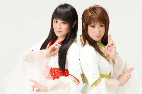 Deux magiciennes japonaises, Ai et Yuki. Photo d'Internet