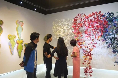 L’exposition artistique Hon do ou Âme du papier do (rhamnoneuron) vient d’ouvrir ses portes au Centre culturel de la République de Corée à Hanoi. Photo : internet