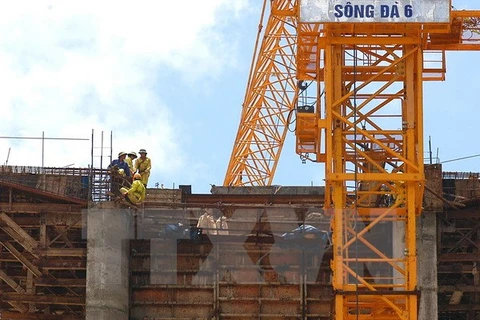 Mise en chantier de la centrale hydroélectrique de Xekaman 1. Photo: VNA