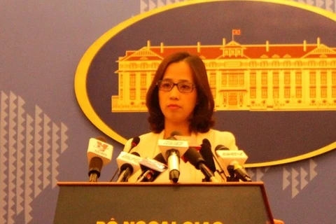 Mme Pham Thu Hang, porte-parole adjointe du ministère vietnamien des Affaires étrangères. (Source : VNA)