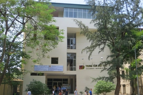 Le centre Viêt-Duc à l’Université polytechnique de Hanoi. Photo : DSQ/CVN