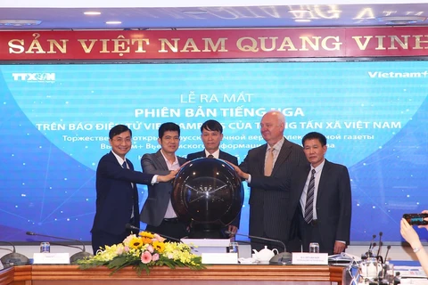 Русская версия интернет-газеты VietnamPlus официально запущена 3 марта. (Фото: Минь Шон/Vietnam +)