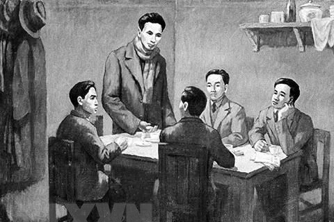 С 1 июня по 7 февраля 1930 года в Гонконге (Китай) под председательством товарища Нгуен Ай Куока от имени Коммунистического Интернационала прошла Конференция по объединению коммунистических организаций и создание Коммунистической партии Вьетнама. (Фото: А