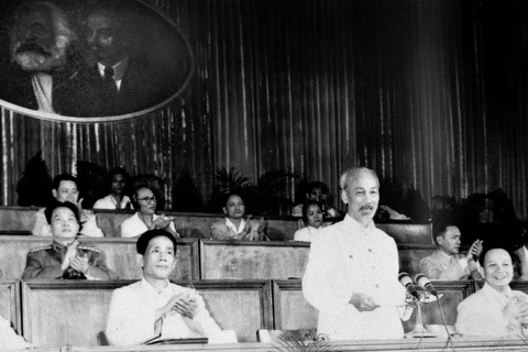 III Национальный съезд Вьетнамской Трудовой партии, с 5 по 10 сентября 1960 г. в Ханое. (Фото: ВИА)