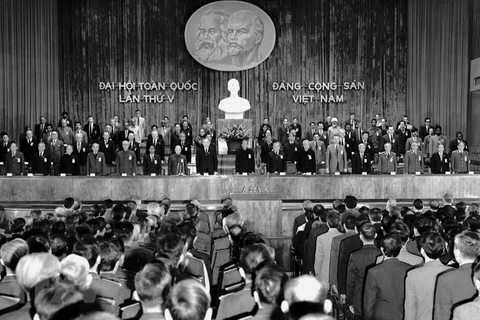 V Национальный съезд КПВ (27-31 марта 1982 г.) в Ханое. (Фото: ВИА)