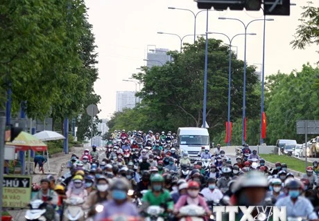 Средства передвижение на улице Ханоя. (Фото: ВИА)