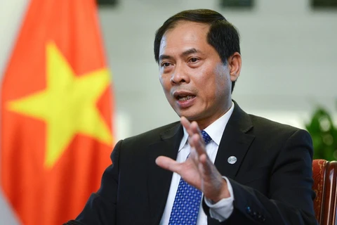 Министр Иностранных дел Вьетнама Буй Тхань Шон. (Фото: ВИА)