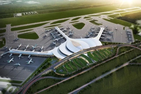 Перспектива международного аэропорта Лонгтхань. (Фото: Vietnam+)