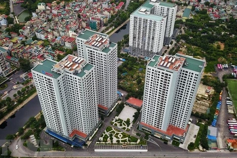 В зданиях жилого комплекса X2 Дайким, район Хоангмай, площадью более 20.000 м2, будут открыты зона карантина и полевой госпиталь. (Фото: ВИА)