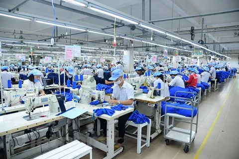 Предприятия ускоряют темпы производства для выполнения новых заказов и восстановления бизнеса. (Фото: Vietnam+)