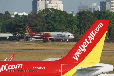 Vietjet надеется остаться крупнейшей авиакомпанией, выполняющей рейсы между Вьетнамом и Китаем в 2023 году. (Фото: Vietjet)