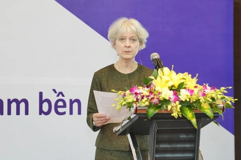 Постоянный представитель МОТ во Вьетнаме г-жа Ингрид Кристенсен. (Фото: предоставлено МОТ)
