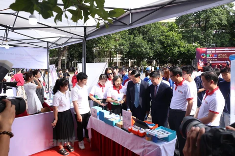 8-й национальный STEM-фестиваль состоялся 8 октября в Ханое. (Фото: Vietnam+)