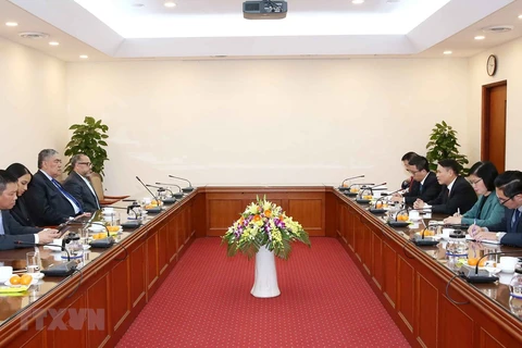 Встреча проходит в главном здании ВИА в Ханое. (Фото: Фыонг Хоа / ВИА)