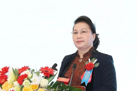 Председатель НС СРВ Нгуен Тхи Ким Нган. (Фото: Чонг Дык/ВИА)