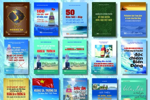 20 наименований книг о вьетнамских море и островах, изданные Издательством «Информация и коммуникация».