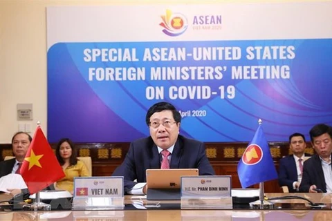 Заместитель премьер-министра и министр иностранных дел Фам Бинь Минь на мероприятии (Фото: ВИА) 