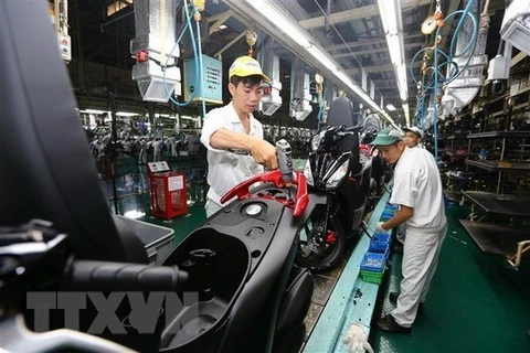 На фабрике Honda Vietnam в провинции Виньфук (Фото: ВИА)