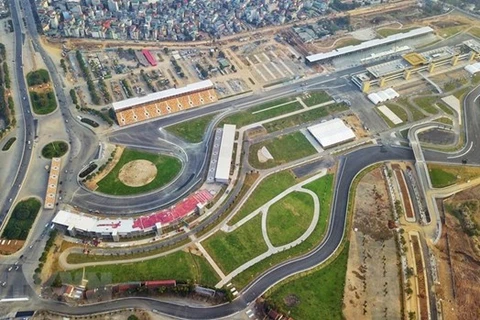 Трасса Гран-при Вьетнама Формулы-1 в Мидин, Ханой (Фото: ВИА) 