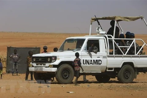 Солдаты UNAMID патрулируют район Северного Дарфура в Судане. (Источник: AFP/ВИА)